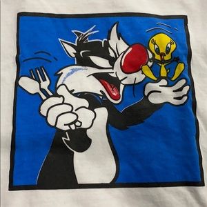 Retro loony tunes kids tee